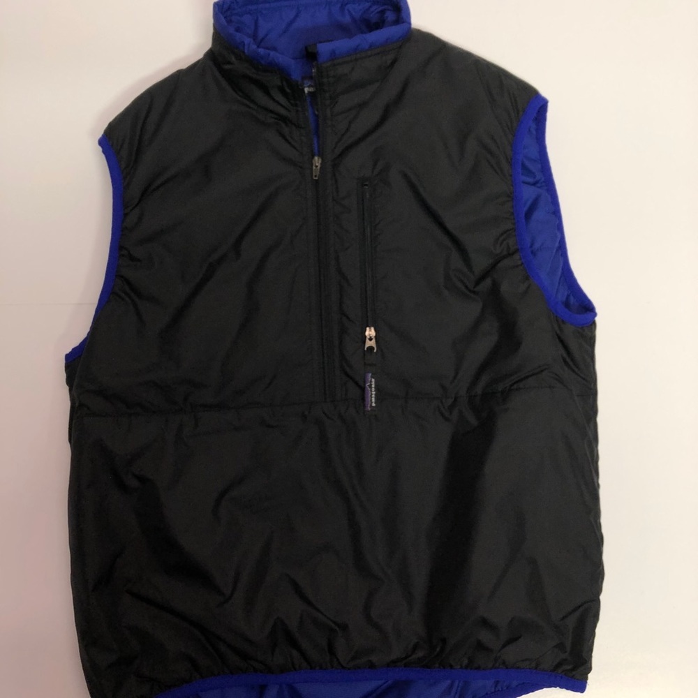 Patagonia black and blue vest all gender, women